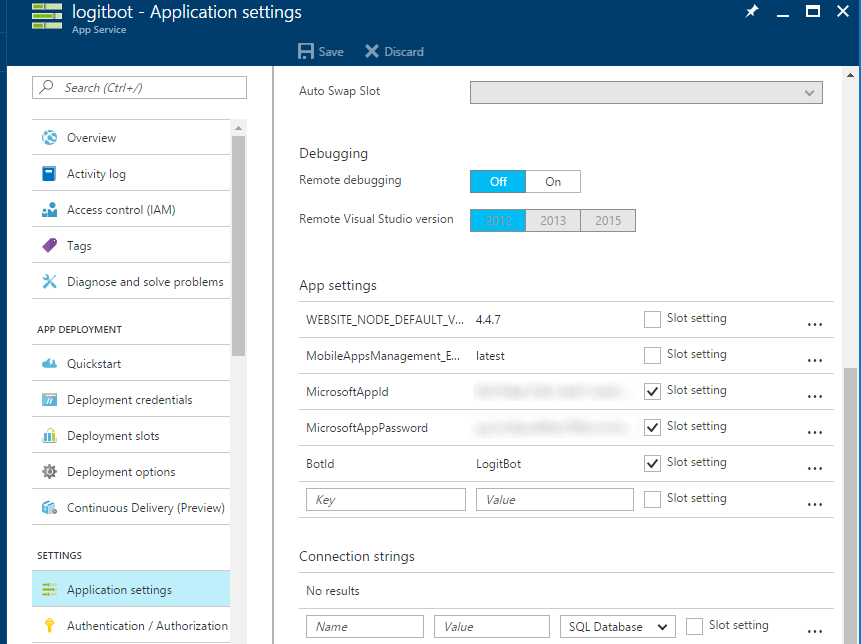 logit-bot-azure-settings